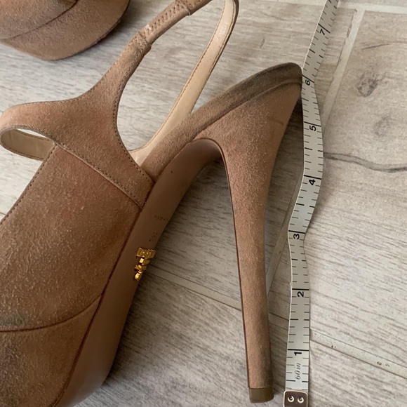 Prada suede platform heels SZ 36.5 - Picture 8 of 8